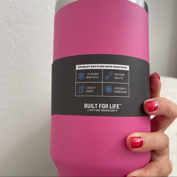 LAST ONE Brand new Stanley Travel quencher 40oz in new release in azalea 💕 - Picture 9 of 9